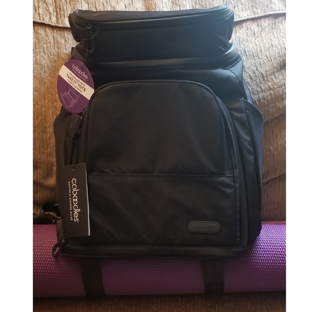 Caboodles Active by Simone Biles Yoga Gym Backpack